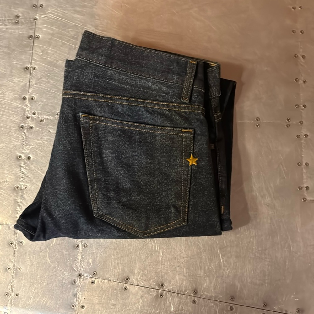 Brave Star Selvage The Slim Straight Dark Wash Men’s Jeans Size 34